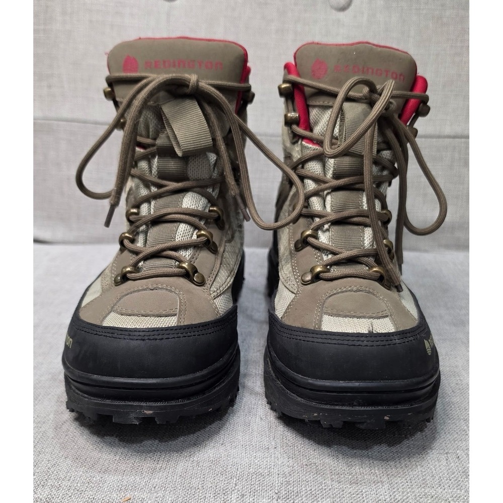 Redington Womens Fly Fishing Wading Boots Tan Black Red Size US 7 UK 5 EU 38